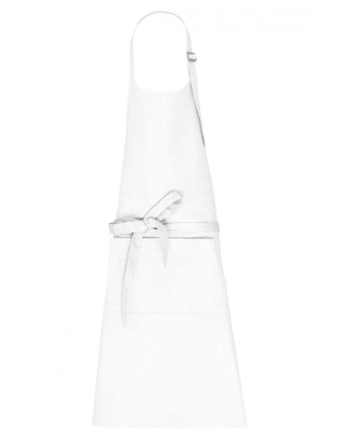 KAR-K8007-APRON WITH POCKET IN ORGANIC COTTON
