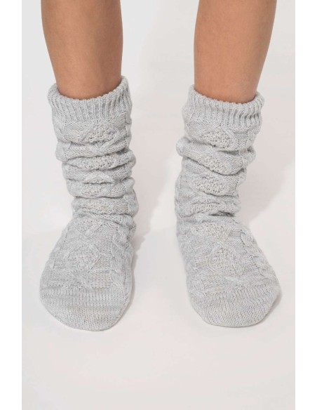 KAR-K815-SHERPA-LINED LOUNGE SOCKS