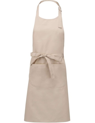 KAR-K885-COTTON APRON WITH POCKET