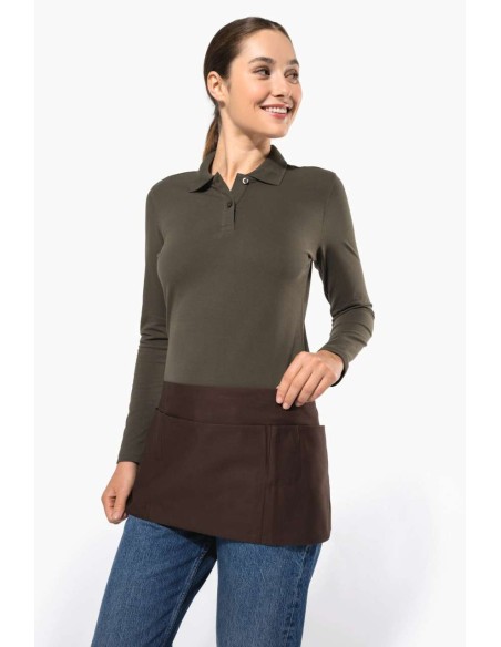KAR-K886-COTTON SHORT APRON