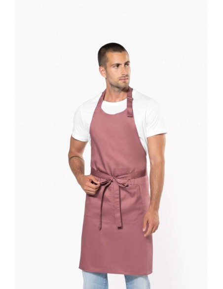 KAR-K890-POLYESTER COTTON APRON WITH POCKET