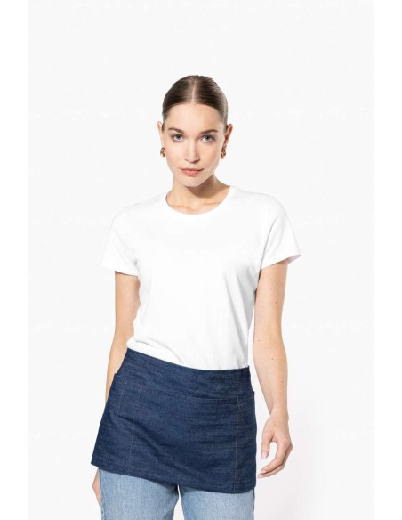 KAR-K896-POLYCOTTON SHORT APRON