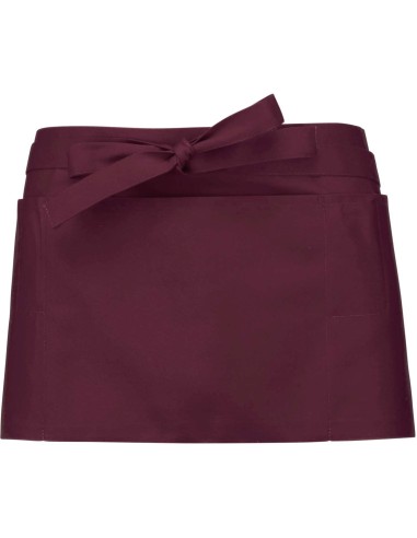 KAR-K896-POLYCOTTON SHORT APRON