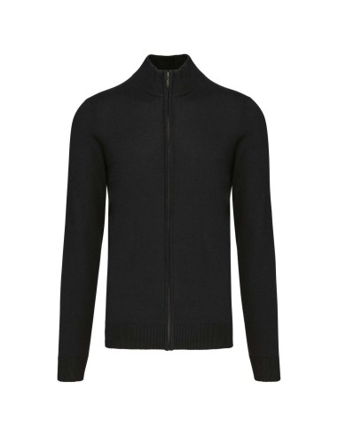 KAR-K961-MEN'S FULL ZIP CARDIGAN