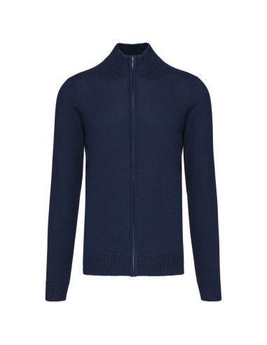 KAR-K961-MEN'S FULL ZIP CARDIGAN