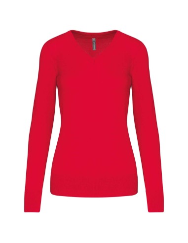 KAR-K966-Pull col V femme