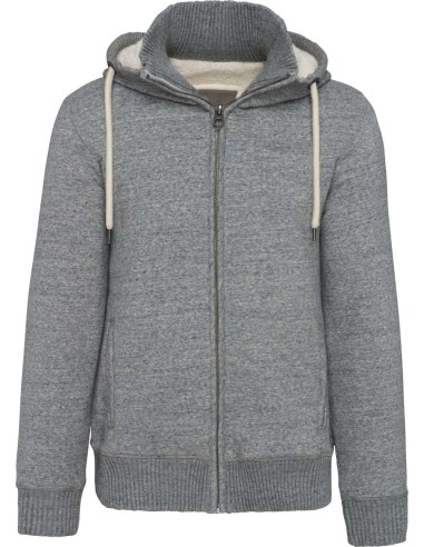 KAR-KV2312-VINTAGE SHERPA-LINED FLEECE JACKET