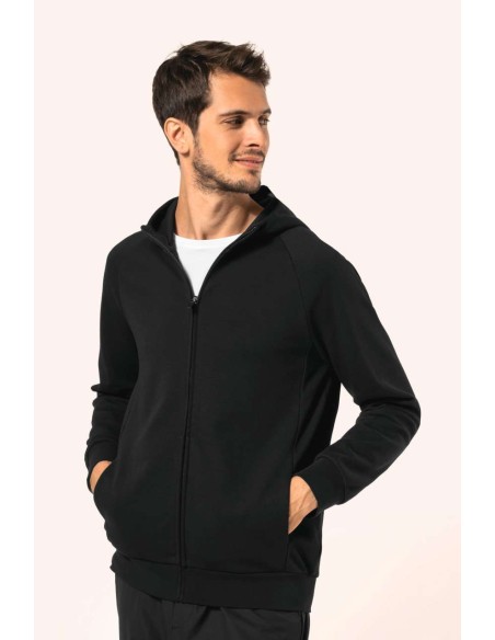 KAR-PK400-MEN'S ZIPPED HOODIE