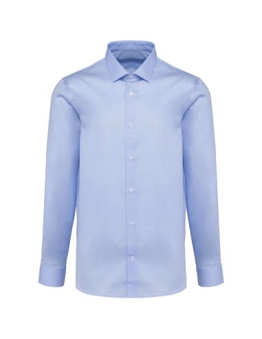 KAR-PK502-MEN'S PINPOINT OXFORD LONG-SLEEVED SHIRT