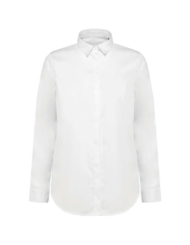 KAR-PK507-LADIES' LONG-SLEEVED TWILL SHIRT