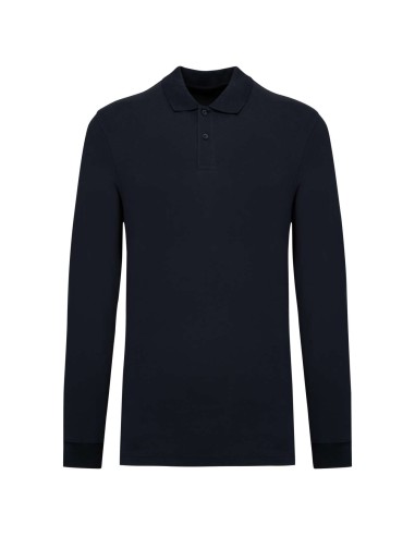KAR-K2027-MEN’S ORGANIC 180 PIQUÉ POLO SHIRT LONG SLEEVES