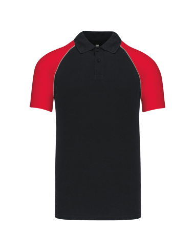 KAR-K226-Polo base ball manche courtes