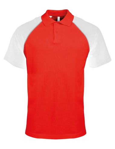 KAR-K226-Polo base ball manche courtes