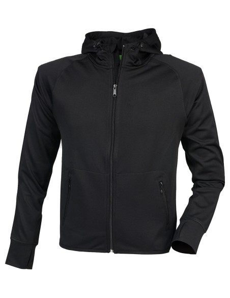 T-TL550-Sweat-shirt à capuche de course léger avec bande réfléchissante