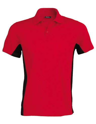 KAR-K232-Flag - Polo bicolore manches courtes