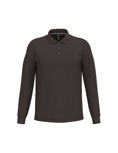 KAR-K243-MEN'S LONG-SLEEVED POLO SHIRT