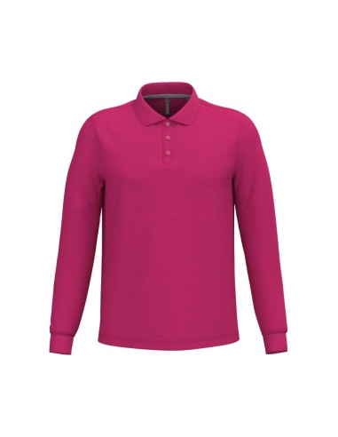 KAR-K243-MEN'S LONG-SLEEVED POLO SHIRT