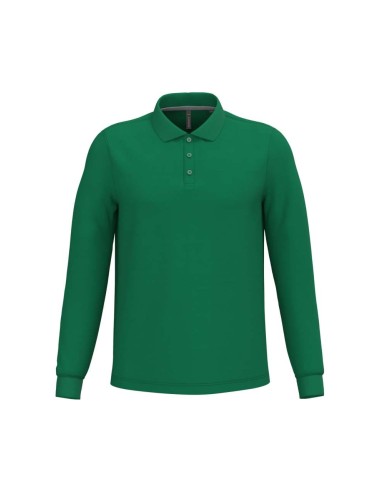 KAR-K243-MEN'S LONG-SLEEVED POLO SHIRT