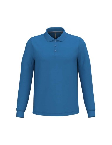 KAR-K243-MEN'S LONG-SLEEVED POLO SHIRT
