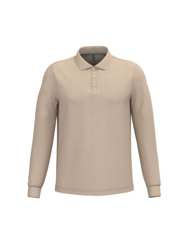 KAR-K243-MEN'S LONG-SLEEVED POLO SHIRT