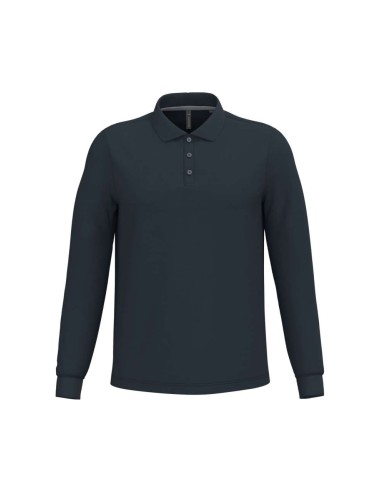 KAR-K243-MEN'S LONG-SLEEVED POLO SHIRT