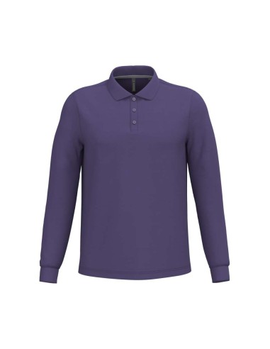 KAR-K243-MEN'S LONG-SLEEVED POLO SHIRT