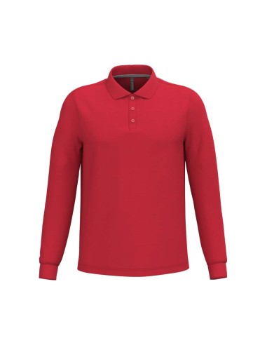 KAR-K243-MEN'S LONG-SLEEVED POLO SHIRT