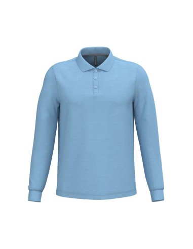 KAR-K243-MEN'S LONG-SLEEVED POLO SHIRT