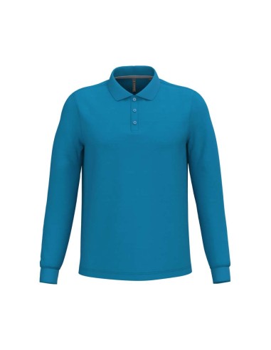 KAR-K243-MEN'S LONG-SLEEVED POLO SHIRT