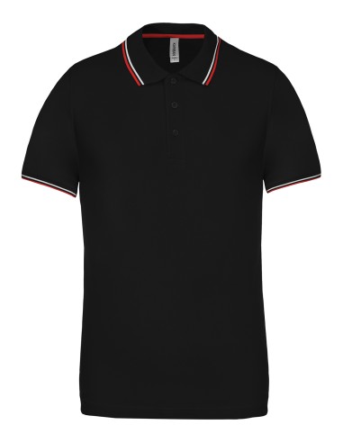 KAR-K250-Polo maille piquée manches courtes