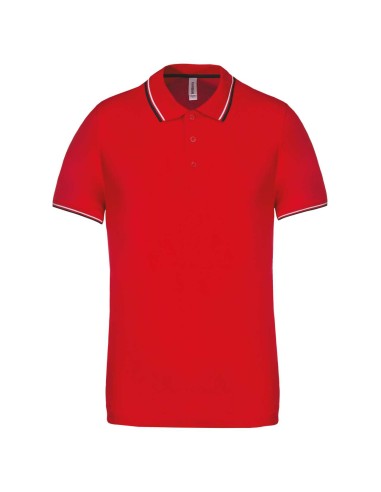 KAR-K250-Polo maille piquée manches courtes