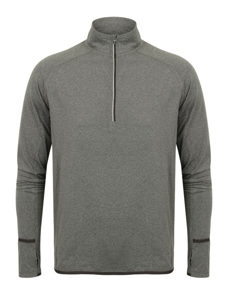 T-TL562-Haut manches longues zip ¼ Homme