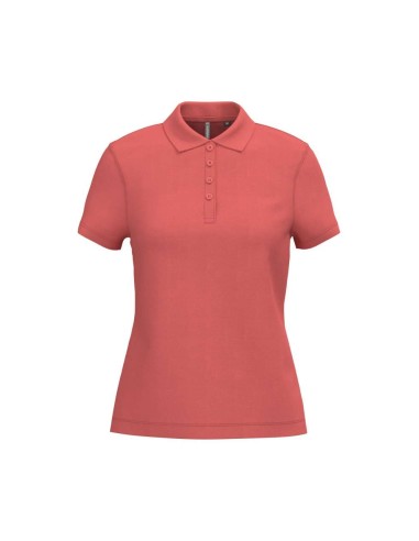 KAR-K255-LADIES’ SHORT-SLEEVED PIQUÉ POLO SHIRT