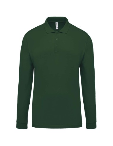 KAR-K256-MEN'S LONG-SLEEVED PIQUÉ POLO SHIRT