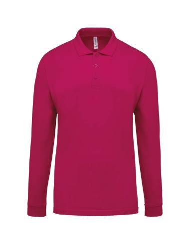 KAR-K256-MEN'S LONG-SLEEVED PIQUÉ POLO SHIRT