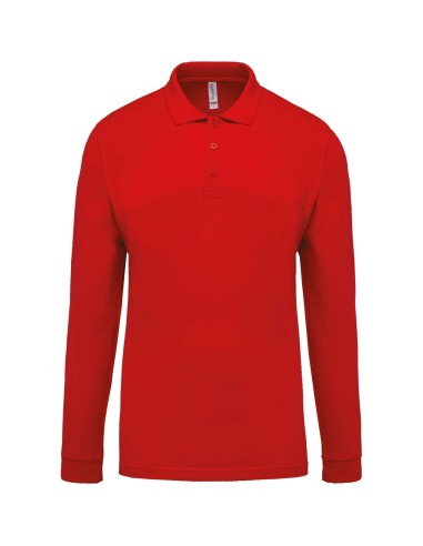 KAR-K256-MEN'S LONG-SLEEVED PIQUÉ POLO SHIRT
