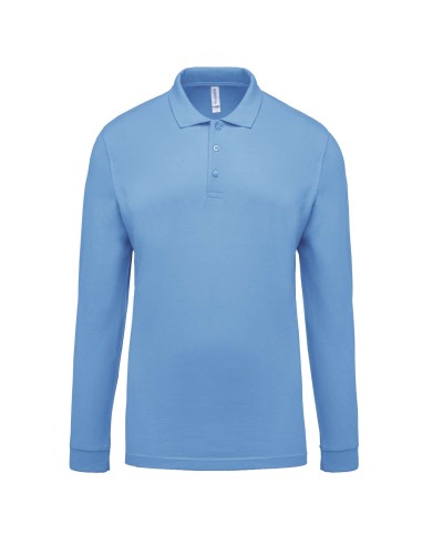 KAR-K256-MEN'S LONG-SLEEVED PIQUÉ POLO SHIRT