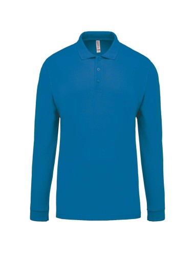 KAR-K256-MEN'S LONG-SLEEVED PIQUÉ POLO SHIRT