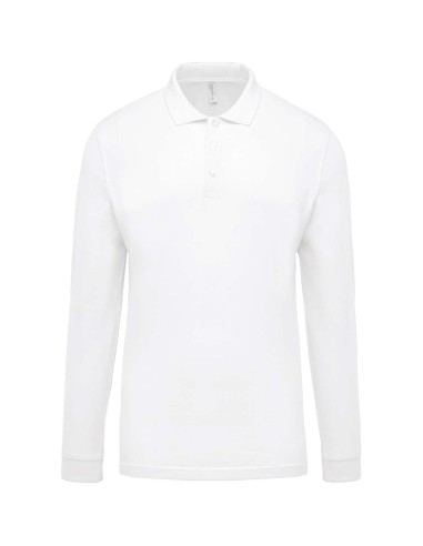 KAR-K256-MEN'S LONG-SLEEVED PIQUÉ POLO SHIRT