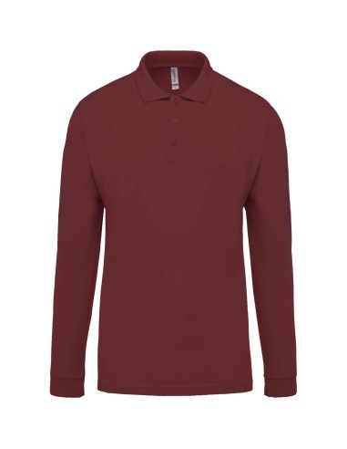 KAR-K256-MEN'S LONG-SLEEVED PIQUÉ POLO SHIRT