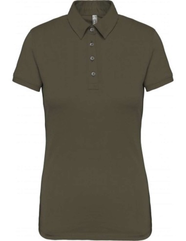 KAR-K263-LADIES' SHORT SLEEVED JERSEY POLO SHIRT