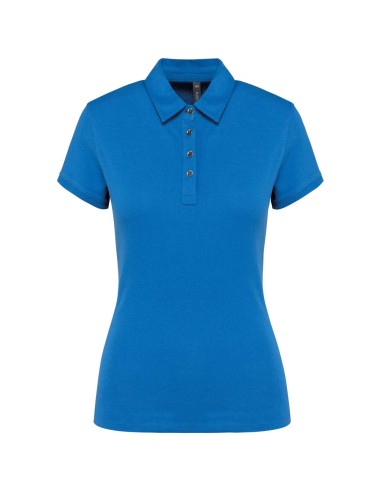 KAR-K263-LADIES' SHORT SLEEVED JERSEY POLO SHIRT