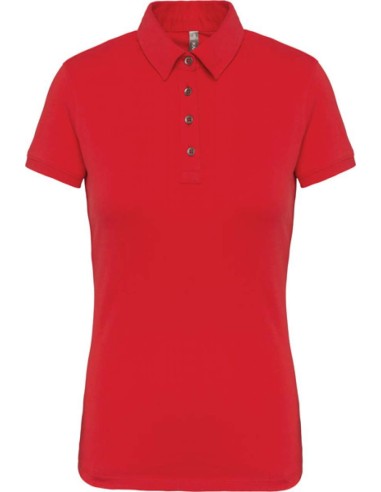 KAR-K263-LADIES' SHORT SLEEVED JERSEY POLO SHIRT