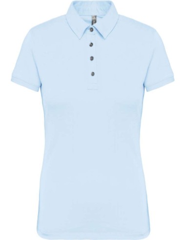 KAR-K263-LADIES' SHORT SLEEVED JERSEY POLO SHIRT