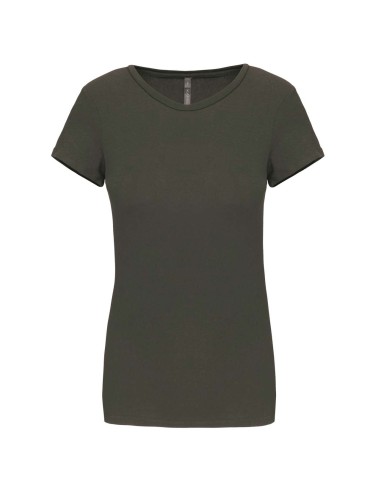 KAR-K3013-LADIES' SHORT-SLEEVED CREW NECK T-SHIRT