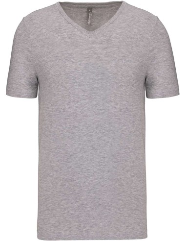 KAR-K3014-MEN'S SHORT-SLEEVED V-NECK T-SHIRT