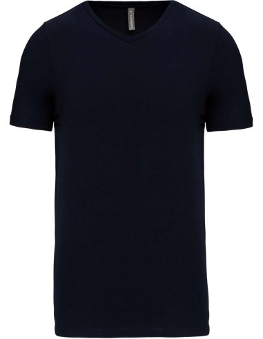 KAR-K3014-MEN'S SHORT-SLEEVED V-NECK T-SHIRT