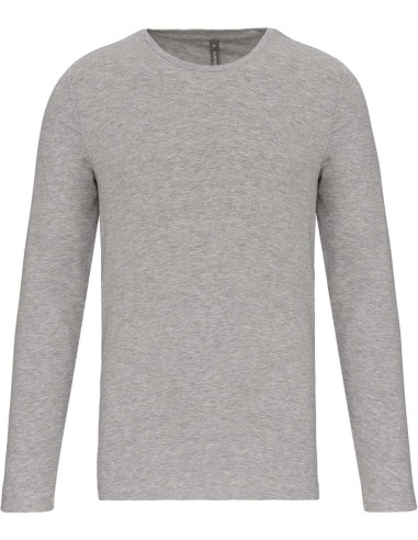 KAR-K3016-MEN'S LONG-SLEEVED CREW NECK T-SHIRT