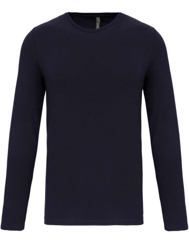 KAR-K3016-MEN'S LONG-SLEEVED CREW NECK T-SHIRT