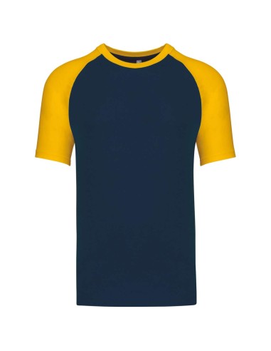 KAR-K330-Base ball - T-shirt bicolore manches courtes